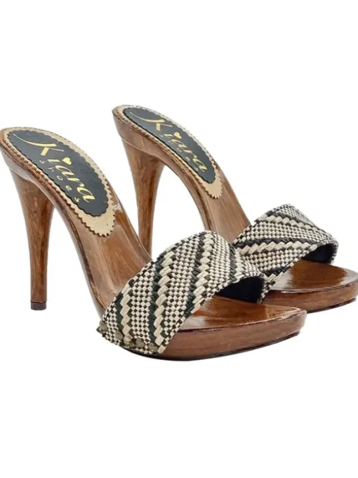 ZOCCOLI CON FASCIA TWEED E...